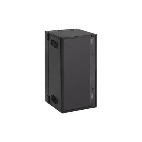 Black Box Wallmount Cabinet Enclosure 26u,24-in. W X 25-in. D,19-in. Rackmount,m6 Rails,locking Plexiglass Front, 350-lb. Capacity,taa (WMD26-2425-PQU)