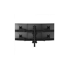 Atdec Six Monitor Desk Mount H Black (AWMS613717HB)
