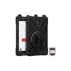 Cellairis Samsung Tab Active 3 T570/t575/t577 Rapture W/ Kickstand & Hand Strap Black (020390001)