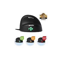 Rapiddeploy R-go He Break Mouse, Ergonomic Mouse, Anti-rsi Software, Large (hand Size Above 185mm), Right Handed, Wired (RGOBRHEMLR) Rapiddeploy R-go He Break Mouse, Ergonomic Mouse, Anti-rsi Software, Large (hand Size Above 185mm), Right Handed, Wired (RGOBRHEMLR)