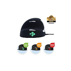 Rapiddeploy R-go He Break Mouse, Ergonomic Mouse, Anti-rsi Software, Medium (hand Size 165-185mm), Left Handed, Wired (RGOBRHESML) Rapiddeploy R-go He Break Mouse, Ergonomic Mouse, Anti-rsi Software, Medium (hand Size 165-185mm), Left Handed, Wired (RGOBRHESML)