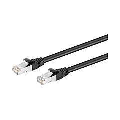 Monoprice Cat6 Poe Ethernet Patch Cable - 600v_ Shielded Rj45_ Solid_ 550mhz_ Stp (u/ftp)_ 24awg_ 1ft_ Black (41032)