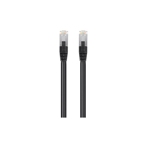 Monoprice Cat6 Poe Ethernet Patch Cable - 600v_ Shielded Rj45_ Solid_ 550mhz_ Stp (u/ftp)_ 24awg_ 7ft_ Black (41035)