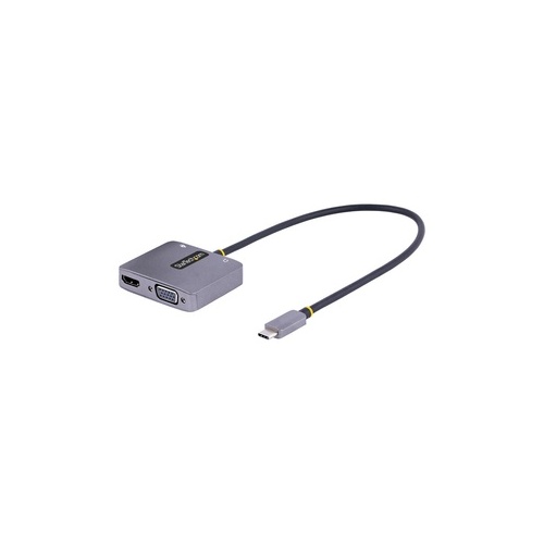 StarTech Usb C Video Adapter Hdmi/vga, 4k Hdr, Pd (122-USBC-HDMI-4K-VGA)