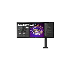 LG 34 Monitor, Curved, 3440x1440, 21:9 Ips, Hdmi 2.0 (2), Dp, Usb Type-c, Usb 3.0, Amd Free Sync, Hdr 10, Tilt, Height, Spk, Ergo Stan (34BP88CNB) LG 34 Monitor, Curved, 3440x1440, 21:9 Ips, Hdmi 2.0 (2), Dp, Usb Type-c, Usb 3.0, Amd Free Sync, Hdr 10, Tilt, Height, Spk, Ergo Stan (34BP88CNB)