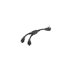 Tripp Lite Ext. Cord Y Splitter 2x 5-15r 120v 1 Ft (P024-001-15D-2)