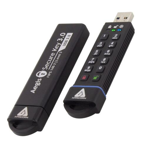 Apricorn 1tb 256b Aes Xts Encrypted Secr Usb 3.0 (ASK31TB)