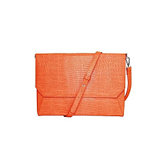 Fudo Security 14 Lenox Ave Lizard Clutch Orange (FFS14ORSNAKENVE)