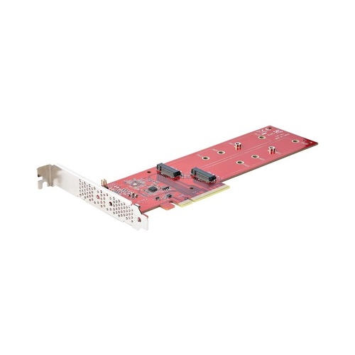 StarTech M.2 Ssd Adapter, Nvme / Ahci (DUAL-M2-PCIE-CARD-B)