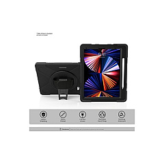 CTA Digital Protective Case With Built-in Kick Stand And Hand Strap For Ipad 12.9 (PADPCGKHD12)
