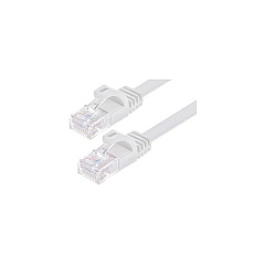 Monoprice Cat6 Patch Cable Flat Design_50ft White (43083)