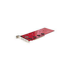 StarTech M.2 Adapter Card, X16 To Nvme Or Ahci M.2 Ssds, Pci Express 4.0, 7.8gbps/drive, Bifurcation Required, Windows/linux Compatible (QUAD-M2-PCIE-CARD-B)