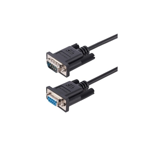 StarTech 3m Serial Null Modem Cable, Crossover Serial W/al-mylar Shielding, Db9 Serial Com Port Female To Male, Compatible W/dte Devices (9FMNM-3M-RS232-CABLE)