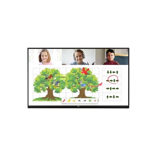 LG 75 In Touch Display With Logi Rally Bar Mini, Graphite (75TR3DJB96000)