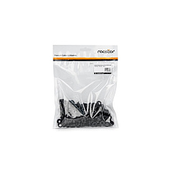 Rocstor Rack Screws - 50 Pack - Black (P10E007B1) Rocstor Rack Screws - 50 Pack - Black (P10E007B1)