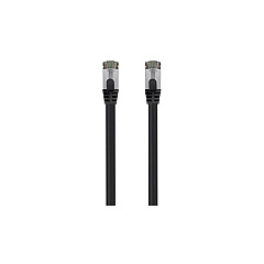 Monoprice Entegrade Series Cat8 26awg S/ftp Ethernet Network Cable_ 2ghz_ 40g_ 10ft_ Black (41014)