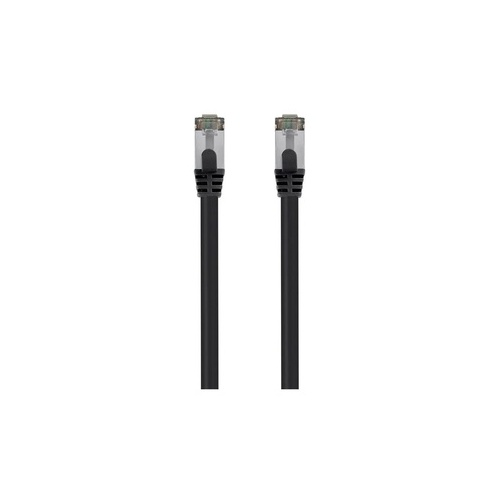 Monoprice Entegrade Series Cat8 26awg S/ftp Ethernet Network Cable_ 2ghz_ 40g_ 10ft_ Black (41014)