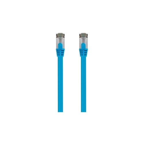 Monoprice Entegrade Series Cat8 26awg S/ftp Ethernet Network Cable_ 2ghz_ 40g_ 10ft_ Blue (41026)