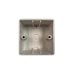 Tripp Lite Single-gang Surface Mounting Box European Style 81x81x45mm White (N042EMB1)