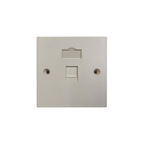 Tripp Lite Uk Wall Plate 1-port Unloaded White (N042UW01S)