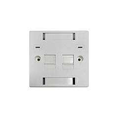 Tripp Lite Uk Wall Plate 2-port Unloaded Icon Tab (N042UW02ST)