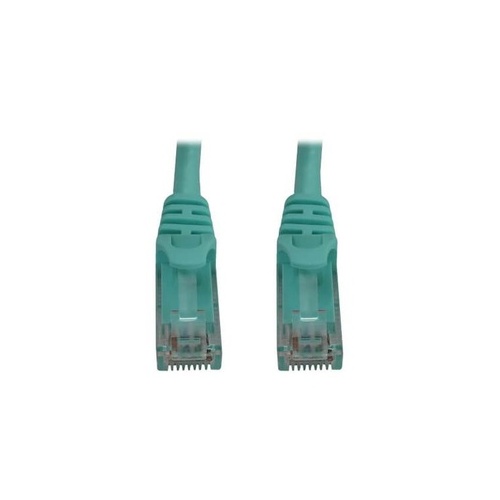 Tripp Lite Cat6a Cable Snagless Molded Aqua 100ft (N261100AQ)