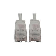 Tripp Lite Cat6 Cable Snagless Slim M/m White 1ft (N261S01WH)
