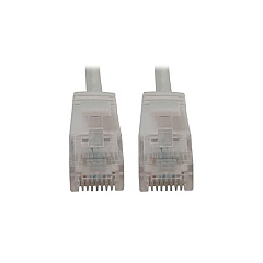 Tripp Lite Cat6 Cable Snagless Slim M/m White 2ft (N261S02WH)