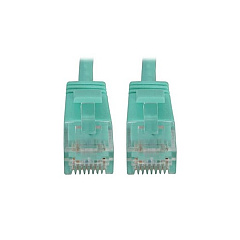 Tripp Lite Cat6 Cable Snagless Molded Slim Aqua 3ft (N261S03AQ)