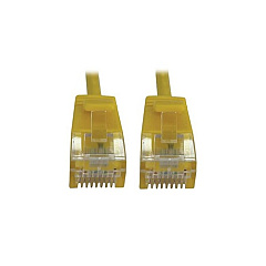 Tripp Lite Cat6 Cable Snagless Slim M/m Yellow 15ft (N261S15YW)