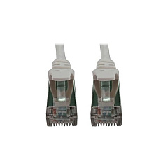 Tripp Lite Cat6 Cable Shielded Slim M/m White 1ft (N262S01WH)
