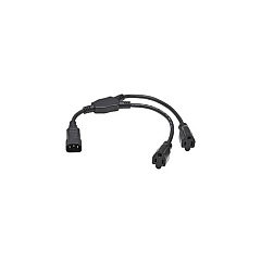 Tripp Lite Power Cord Y Splitter C14 - 2x5-15r 18in (P002-18N-2R)