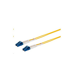 Monoprice Single-mode Fiber Optic Cable - Lc/lc, 9/125 Type, Duplex, Yellow, 10m (38458)