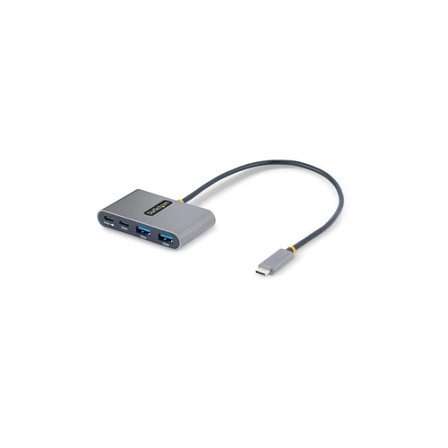 StarTech 4-port Usb-c Hub With 100w Power Delivery Pass-through Charging, 2x Usb-a + 2x Usb-c, 5gbps, 1ft (30cm) Cable, Portable Usb Type-c To Usb-a/c Hub (5G2A2CPDB-USB-C-HUB)