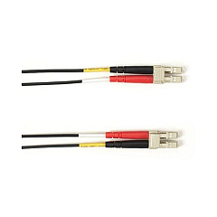 Black Box Om4 Mm Fo Patch Cable Duplx, Plenum, Black, Lclc, 20m, Non-cancelable, Non-returnable (FOCMPM4-020M-LCLC-BK)