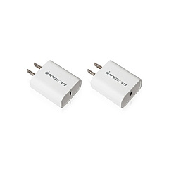 Iogear Gearpower 20w Usb-c Smartphone Charger 2 Pack (GPAWC20W2P)