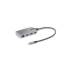 StarTech 3-port Usb-c Hub With Ethernet - 3x Usb-a - Gigabit Ethernet Rj45 - Usb 3.0 5gbps - Bus-powered - 1ft/30cm Long Cable - Portable Laptop Usb Type-c Hub (5G3AGBB-USB-C-HUB)