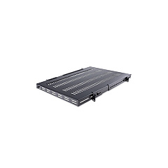 StarTech 1u Adjustable Mounting Depth Vented Rack Mount Shelf - Heavy Duty Fixed Server Rack Cabinet Shelf - 330lbs / 150kg (ADJSHELFHDV2)