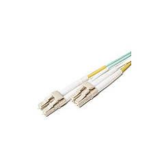 Fiber Cables Direct 1/2 Mtr Lc/lc Om3 Multimode Duplex 50/125 Fiber Optic Cable With Corning Glass, Ceramic Ferrules And A Lifetime Warranty (FCDUS46V1)