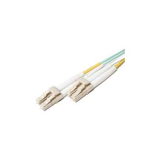 Fiber Cables Direct 1/2 Mtr Lc/lc Om3 Multimode Duplex 50/125 Fiber Optic Cable With Corning Glass, Ceramic Ferrules And A Lifetime Warranty (FCDUS46V1)