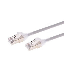 Monoprice Slimrun Cat6a Ethernet Patch Cable - Snagless_ Double Shielded_ Component Level_ Cm_ 30awg_ 3ft_ Gray (42970)