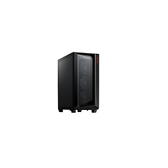 A-Data Cruiser Mid-tower Pc Case Black Atx Tempered Glass Panel Aluminum Frame 3 Argb Fans 2 Year Warranty (15260102)