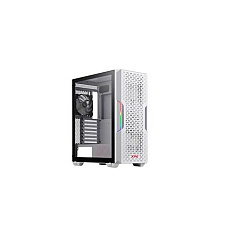 A-Data Starker Air Compact Pc Case Mesh Front White Mid-tower Atx Rgb Tempered Glass 2 Argb Fans 2 Year Warranty (75260178)