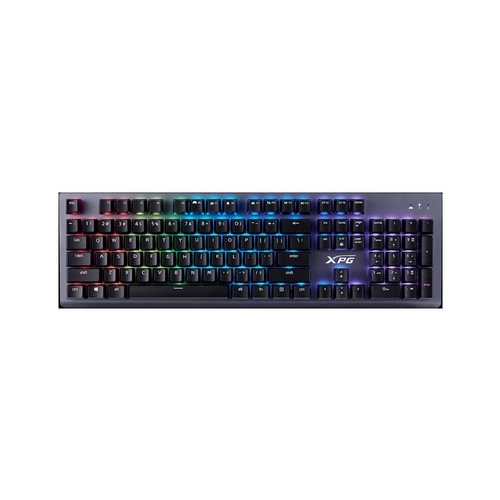A-Data Mage Mechanical Rgb Gaming Keyboard Linear Red Switches Aluminum Frame Usb Passthrough 1 Year Warranty (75260236)
