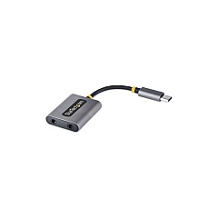StarTech Usb-c Headphone Splitter, Usb Type C Dual Headset Adapter W/mic Input, Usb C To 3.5mm Audio Adapter/earphone Dongle, Usb C To Audio Jack/aux Output (USBCAUDIOSPLIT) StarTech Usb-c Headphone Splitter, Usb Type C Dual Headset Adapter W/mic Input, Usb C To 3.5mm Audio Adapter/earphone Dongle, Usb C To Audio Jack/aux Output (USBCAUDIOSPLIT)