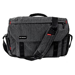 Curv Group Urban Union Hybrid Messenger Bag; Black (KS359SLT)
