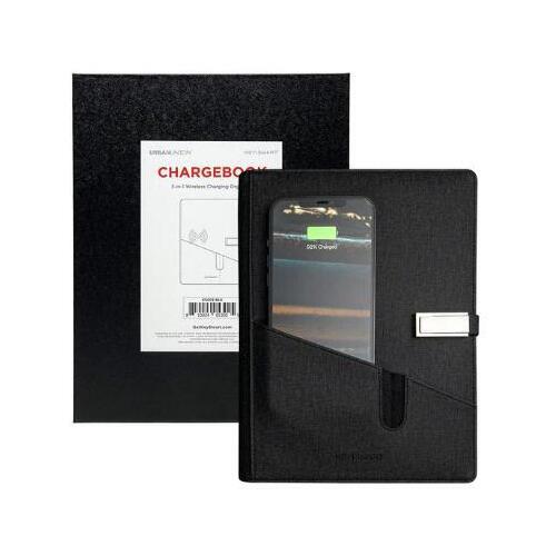 Curv Group Notebook Organizer With Wireless Charger (KS502BLK)
