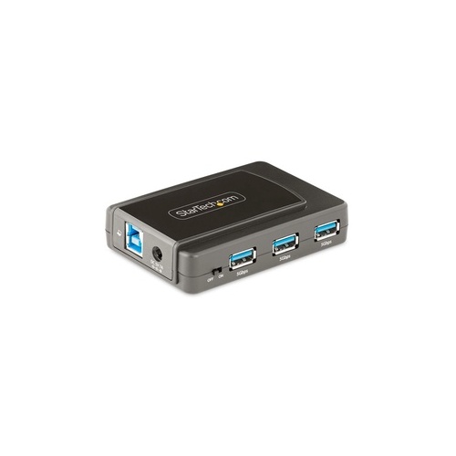StarTech 7-port Usb Hub With On/off Switch - Usb 3.0 5gbps - Usb-a To 7x Usb-a - Compact Self Powered Usb-a Hub W/ 35w Power Supply - Desktop/laptop Usb Hub (5G7AS-USB-A-HUB)