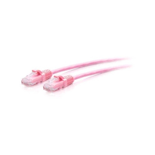 C2G 7ft Cat6a Pink Slim Patch Cable (C2G30198)