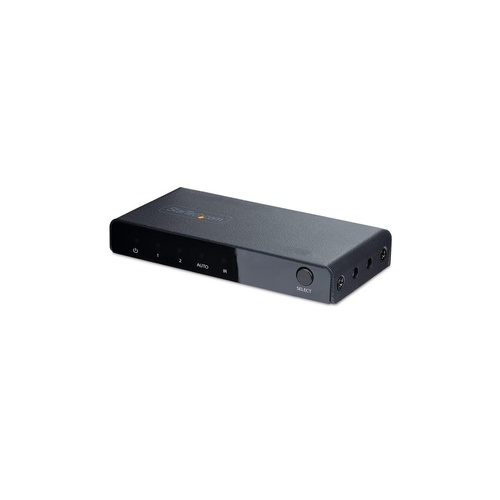 StarTech 2-port 8k Switch, 2.1 Switcher 4k 120hz Hdr10+, 8k 60hz Uhd, 2 In 1 Out, Auto/manual Switching, Power Adapter/remote Included (2PORT-HDMI-SWITCH-8K)